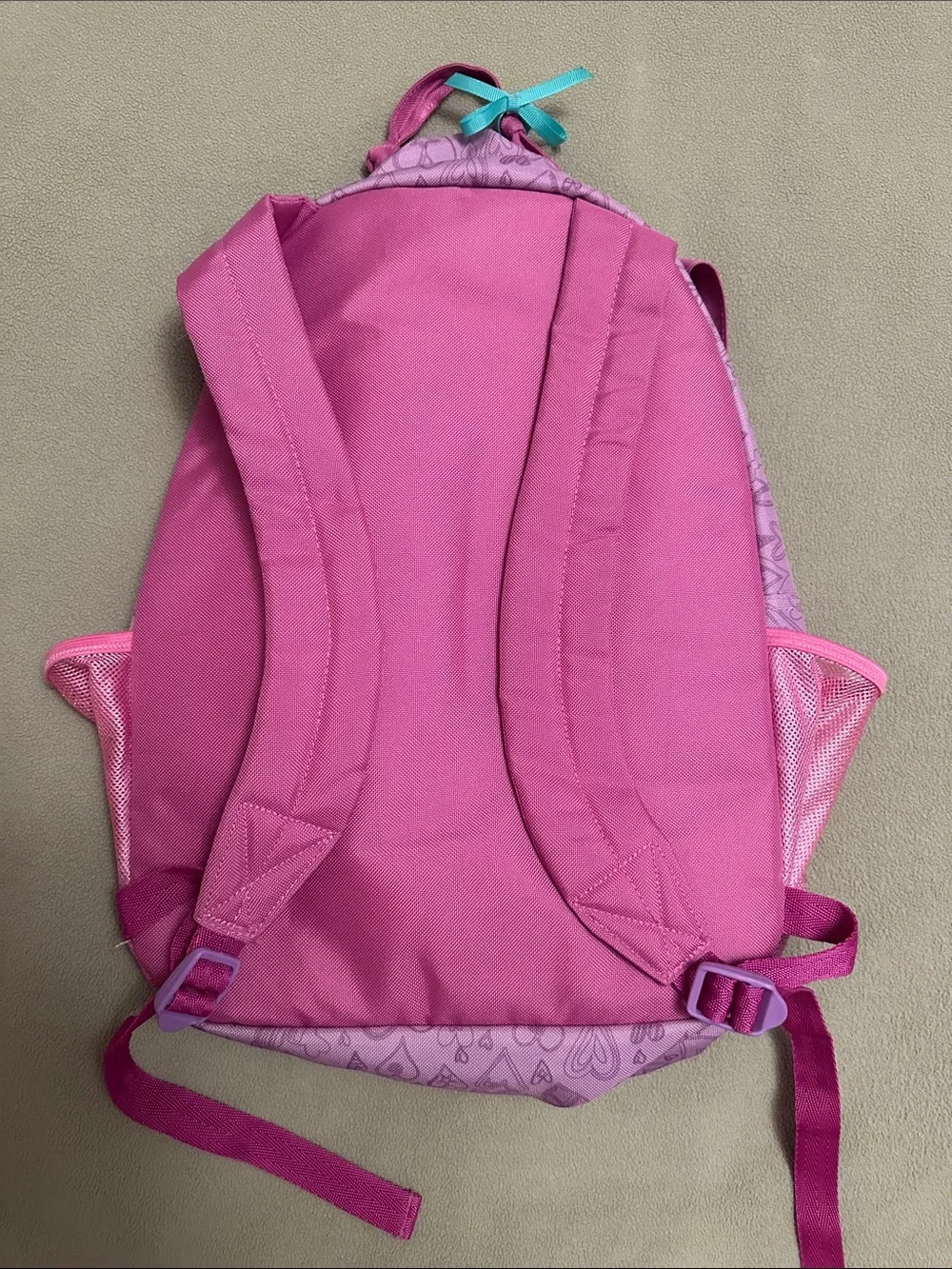 Kids Pink Heart Backpack - Comfortable School Bag